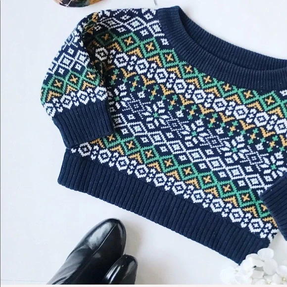 BDG Urban Outfitters Fair Isle Crop Sweater - Picture 6 of 7